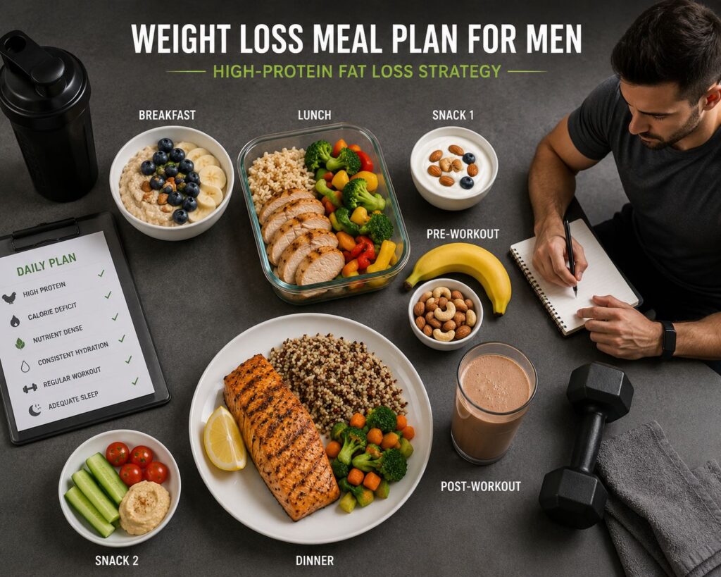Weight loss meal plan for men 